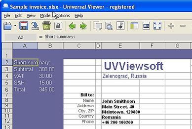 Скриншот программы Universal Viewer Free
