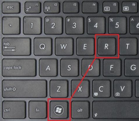 комбинация клавиш Windows-R