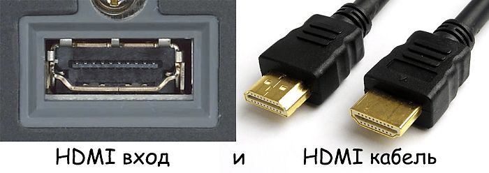 HDMI вход и кабель