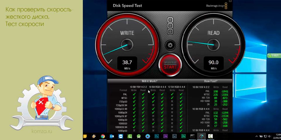 Проверка скорости диска. Тест скорости HDD. Тест диска на скорость чтения и записи. Проверить скорость работы диска. Скорость жёсткого диска измерить.