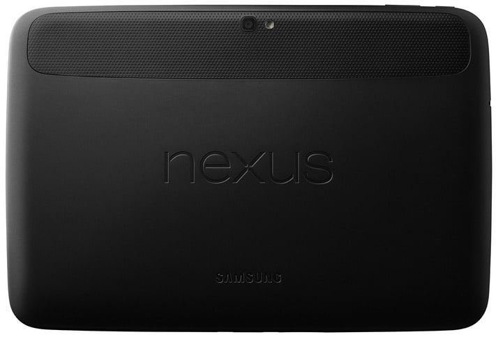 Задняя панель Nexus 10