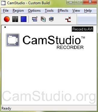 Программа для записи видео с экрана: CamStudio