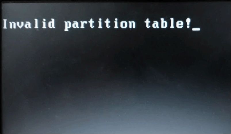 Invalid Partition Table при загрузке ноутбука Dell — как решить ошибку и восстановить работоспособность системы