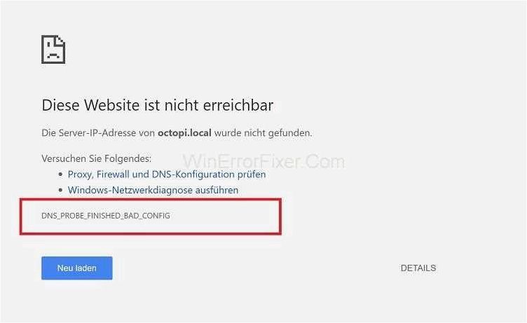 Ошибка DNS PROBE FINISHED BAD CONFIG в браузере — варианты решения