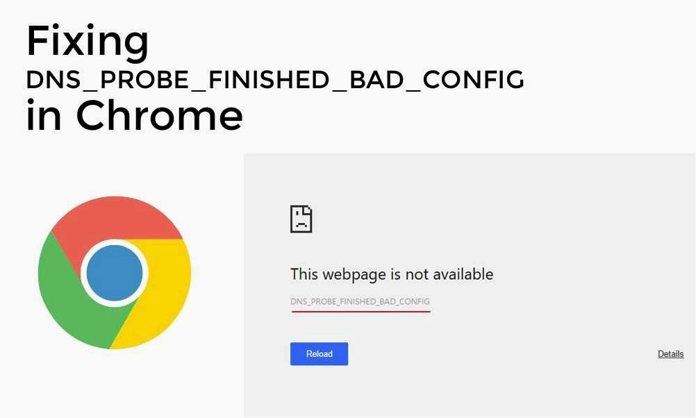 Ошибка DNS PROBE FINISHED BAD CONFIG в браузере — варианты решения