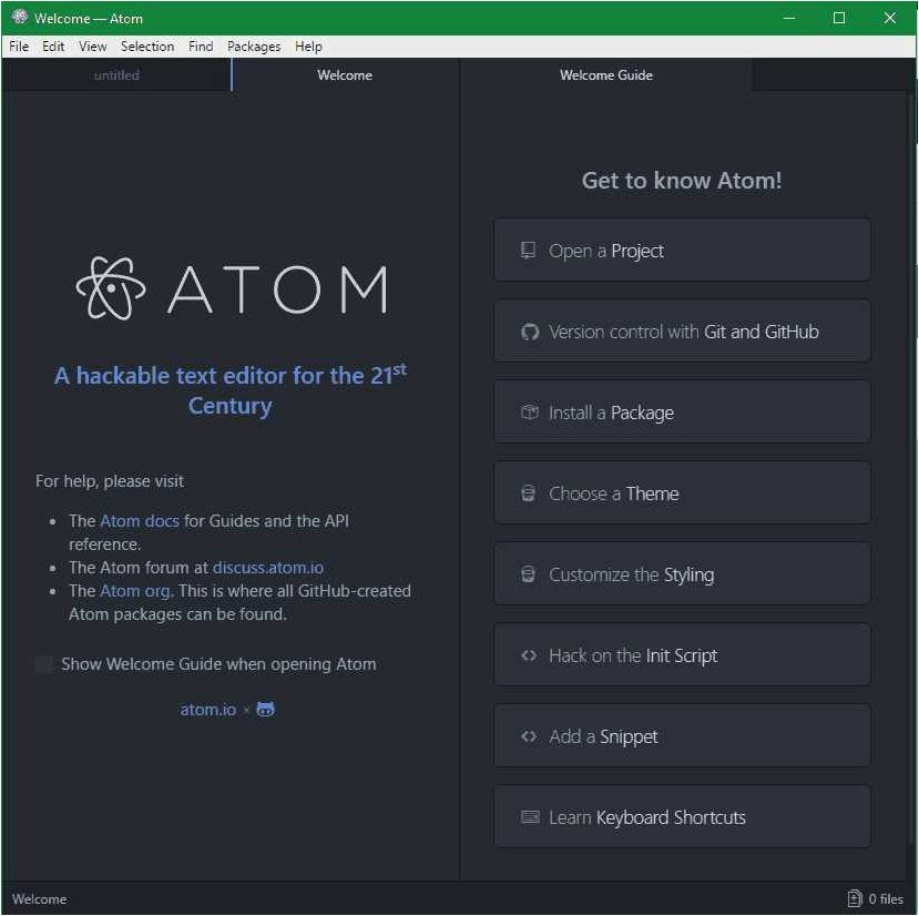Atom — полнофункциональный текстовый редактор для программистов от GitHub