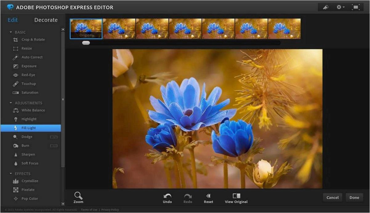 Преображение фотографий на новый уровень с Adobe Photoshop Express 