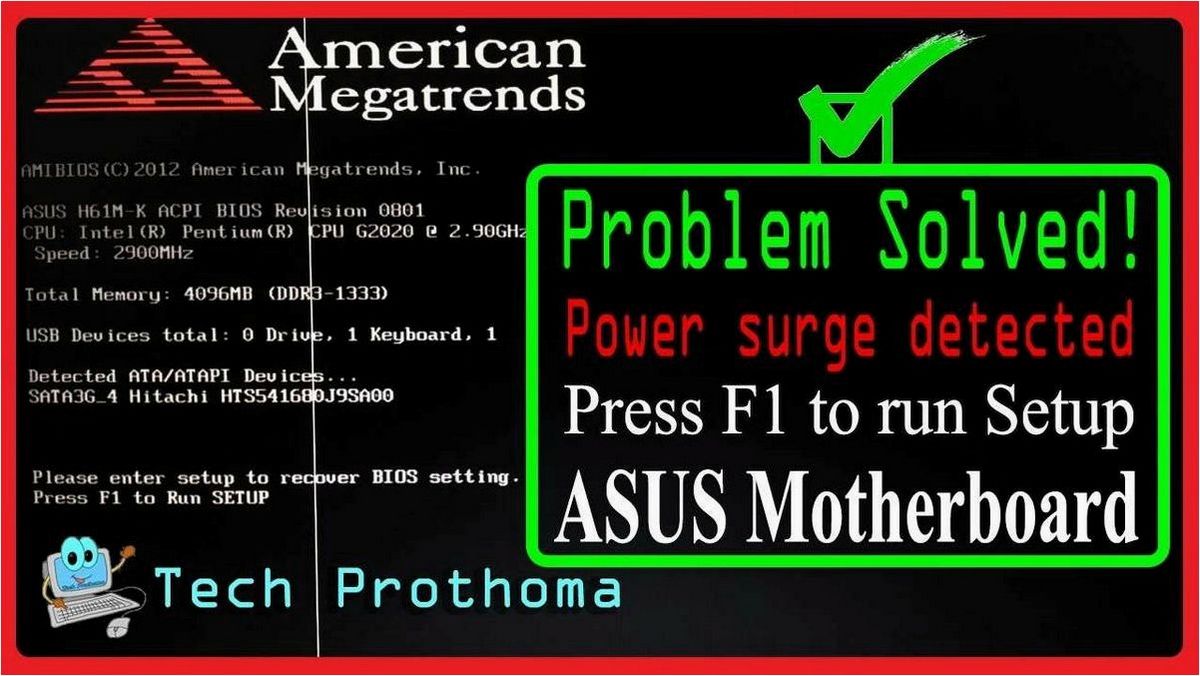 Power supply surges detected during the previous power on — причины и эффективные способы их устранения