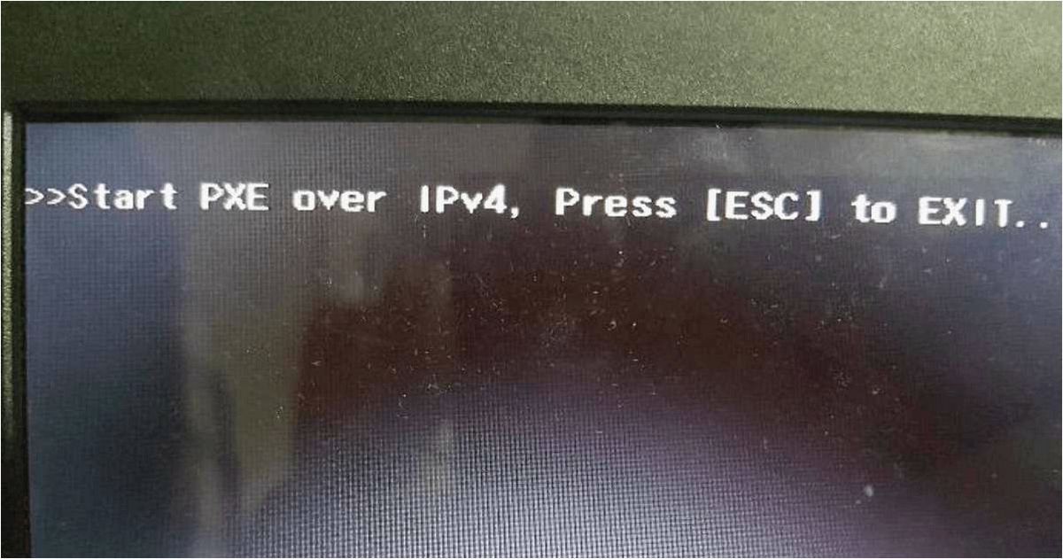 Start PXE over IPv4 на черном экране при загрузке — как решить и избежать ошибки