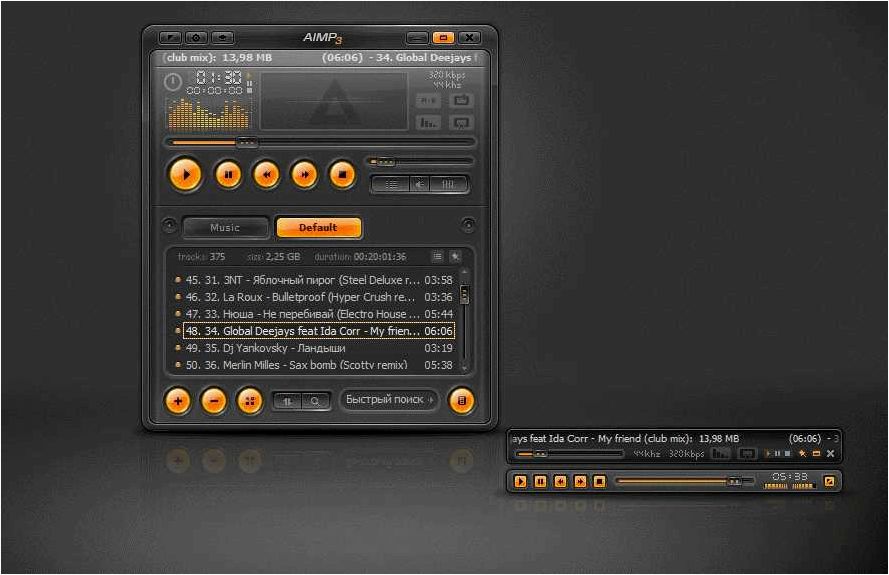 AIMP — легкий и действительно хороший аудио плеер, который станет надежным спутником в мире музыки и звуковых композиций