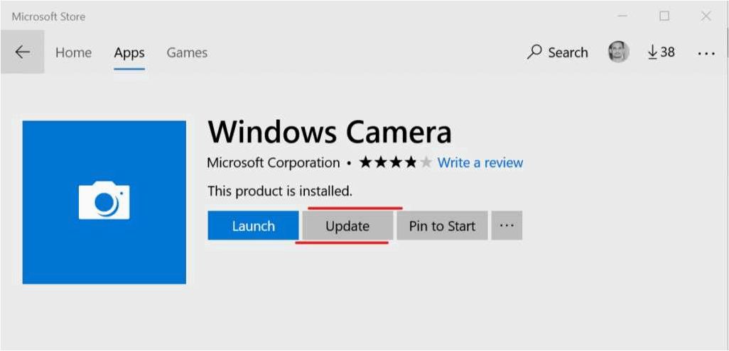 Windows Camera — Официальное приложение, созданное специально для использования с камерой Windows