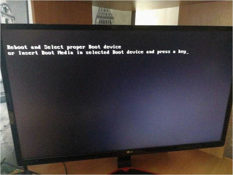 Ошибка Reboot and Select proper Boot Device при загрузке операционной системы