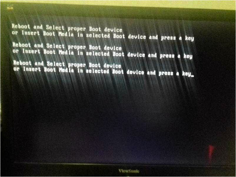 Ошибка Reboot and Select proper Boot Device при загрузке операционной системы