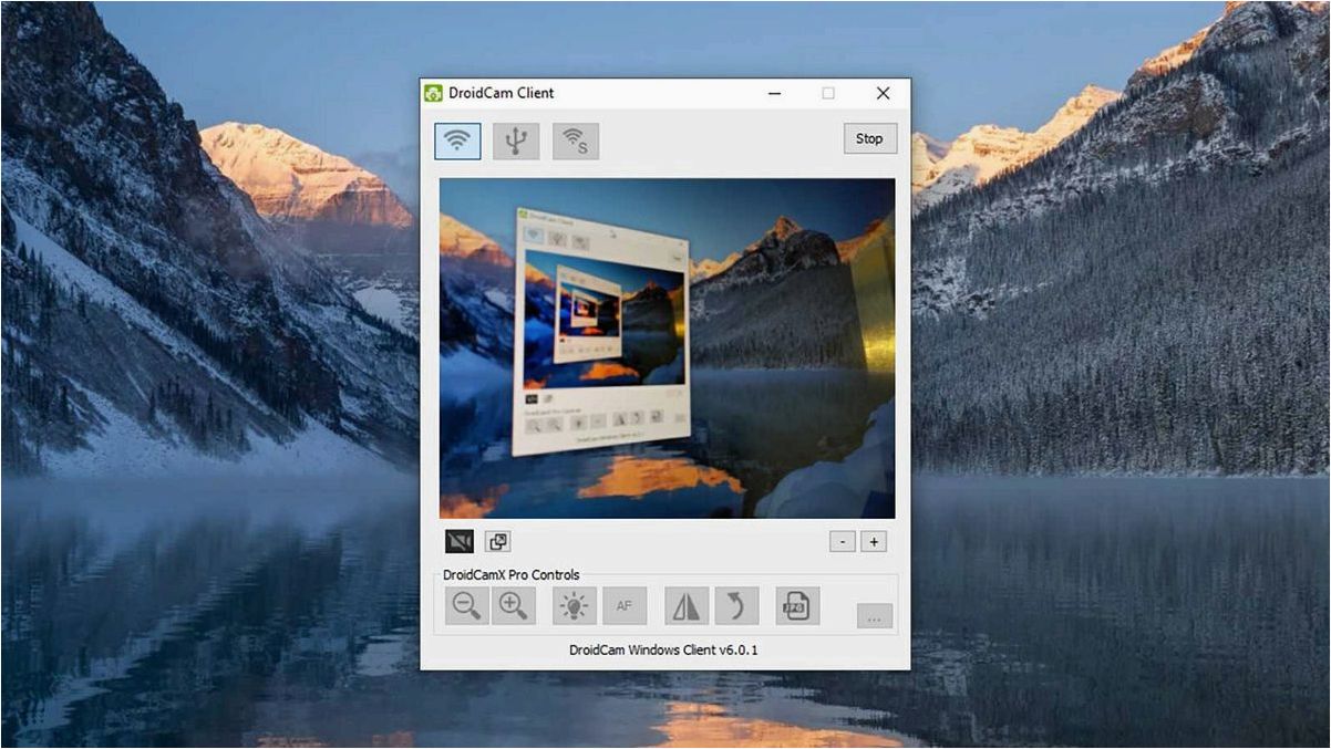 DroidCam Client — обязательный клиент для использования DroidCam в Windows