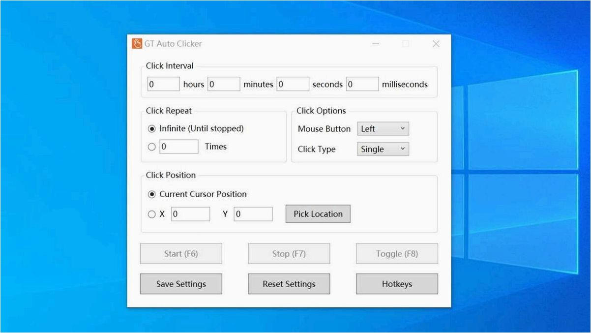 GS Auto Clicker — Программа для автоматического клика мышкой и ее применение в различных сферах