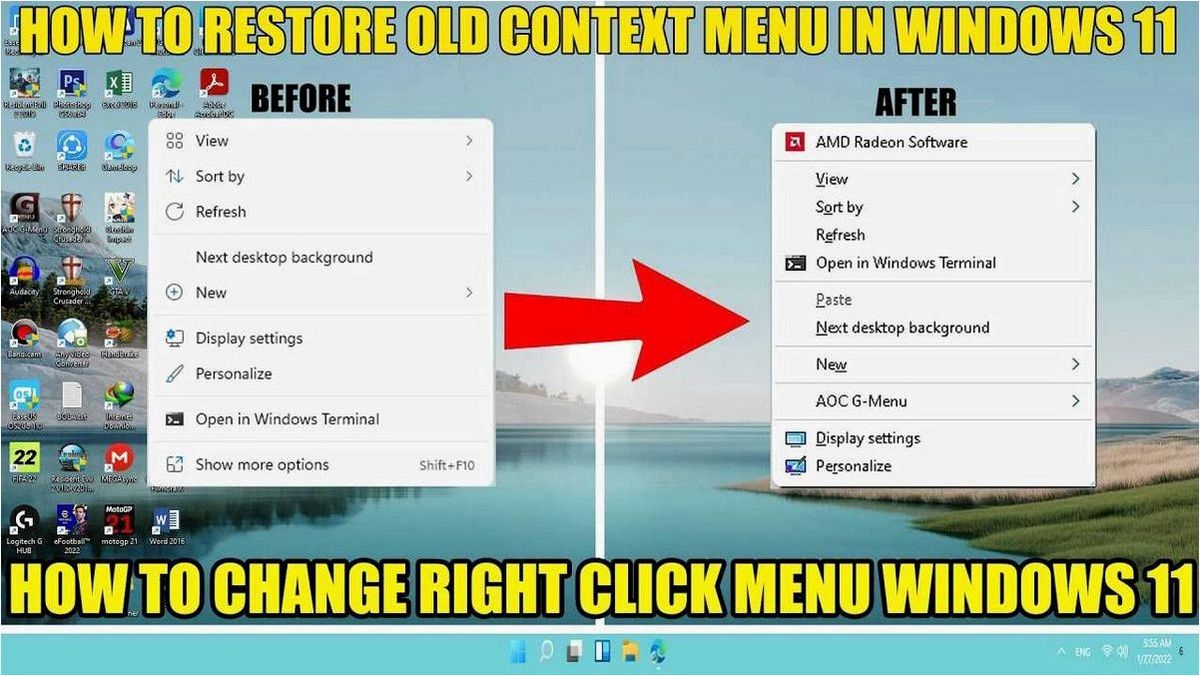 Как вернуть классическое контекстное меню на новой операционной системе