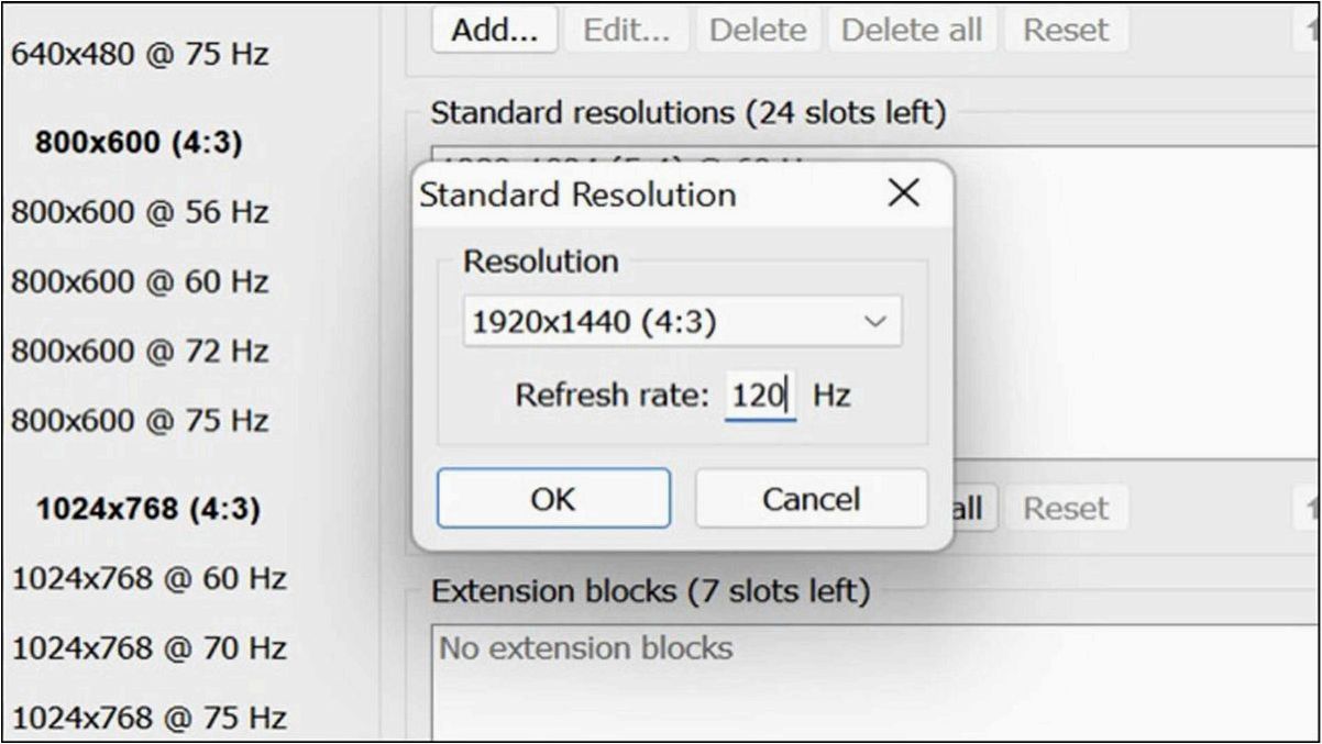 Custom Resolution Utility (CRU) — Создавайте пользовательские разрешения в Windows