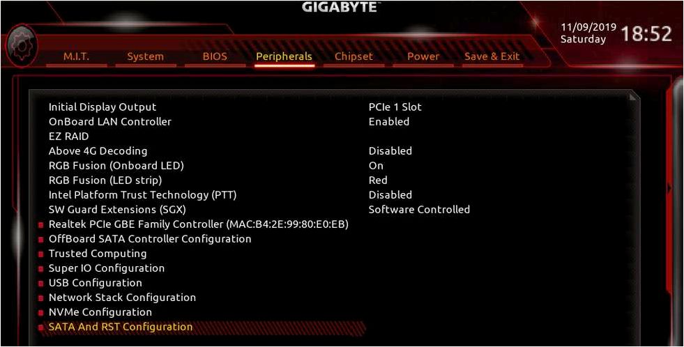 Обновление драйверов и BIOS на материнских платах Gigabyte с помощью Gigabyte App Center