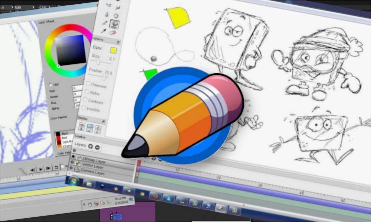 Pencil2D — бесплатная программа для создания двухмерных анимаций вручную  