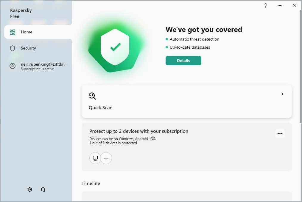 Kaspersky Free — бесплатная защита от одного из лучших антивирусов для вашей безопасности в сети