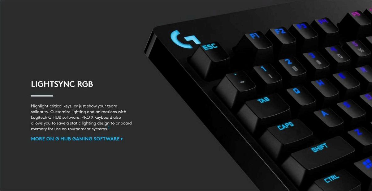 Настройте свой опыт пользования устройствами Logitech с помощью Logitech G HUB