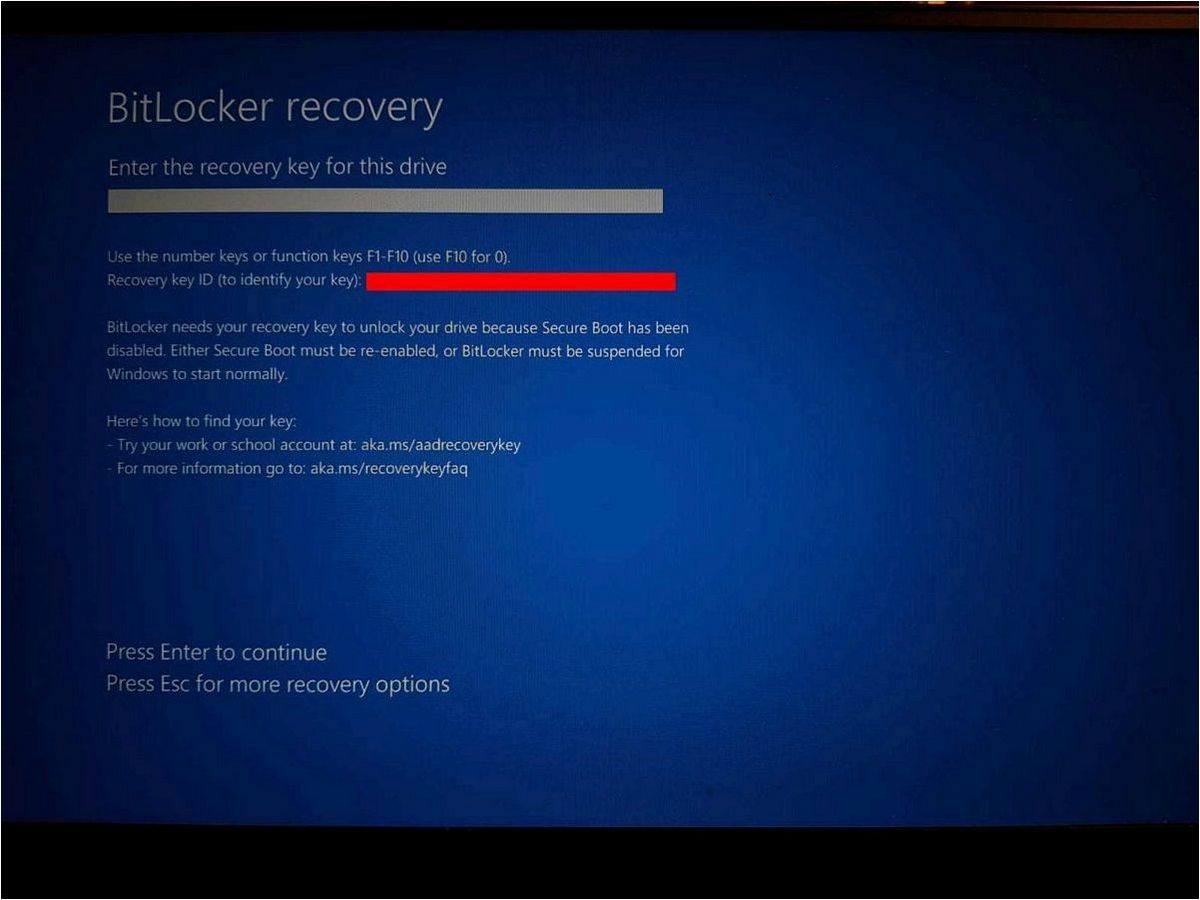 Ключ восстановления BitLocker в Windows — способы посмотреть