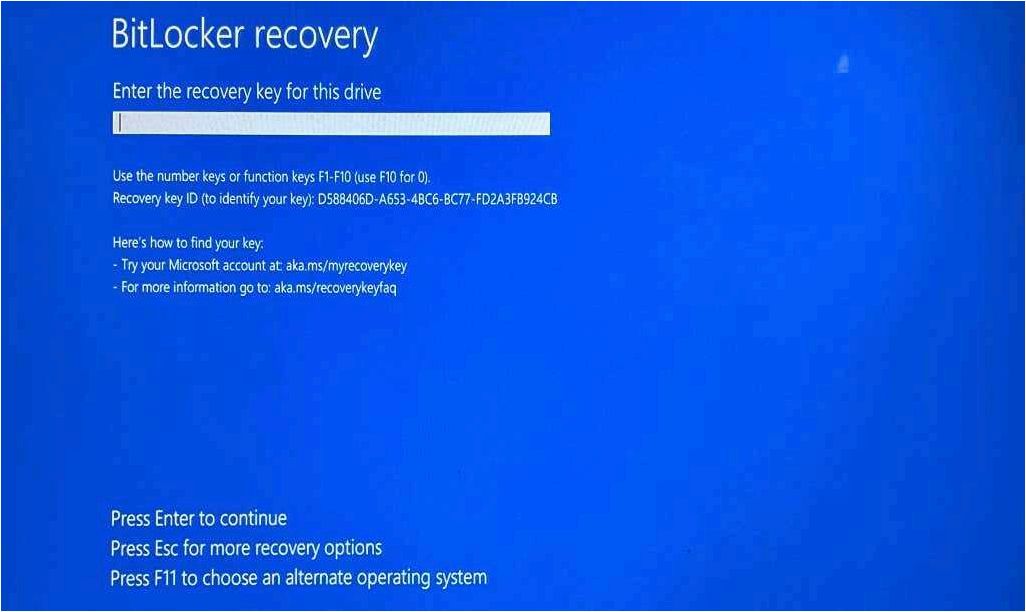 Ключ восстановления BitLocker в Windows — способы посмотреть