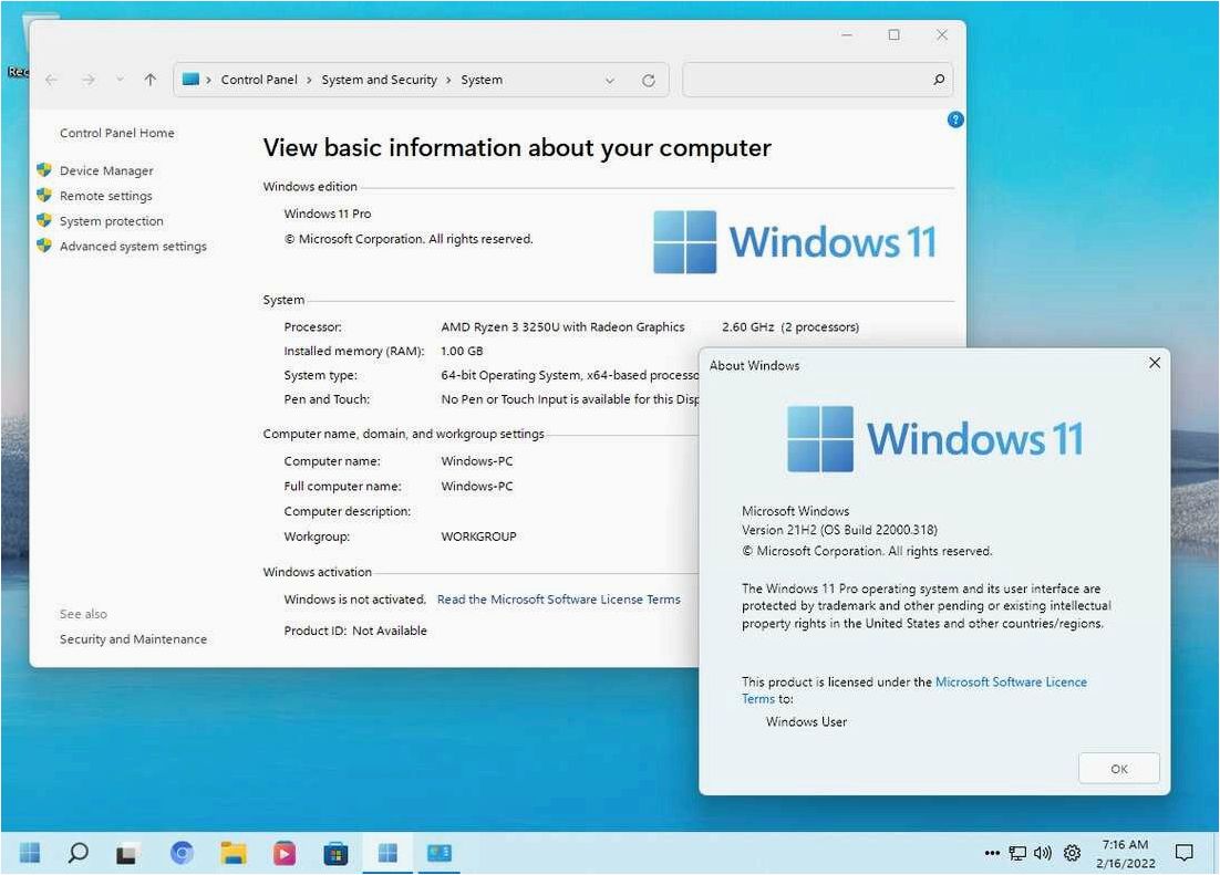 Как установить дополнительные компоненты Windows 11