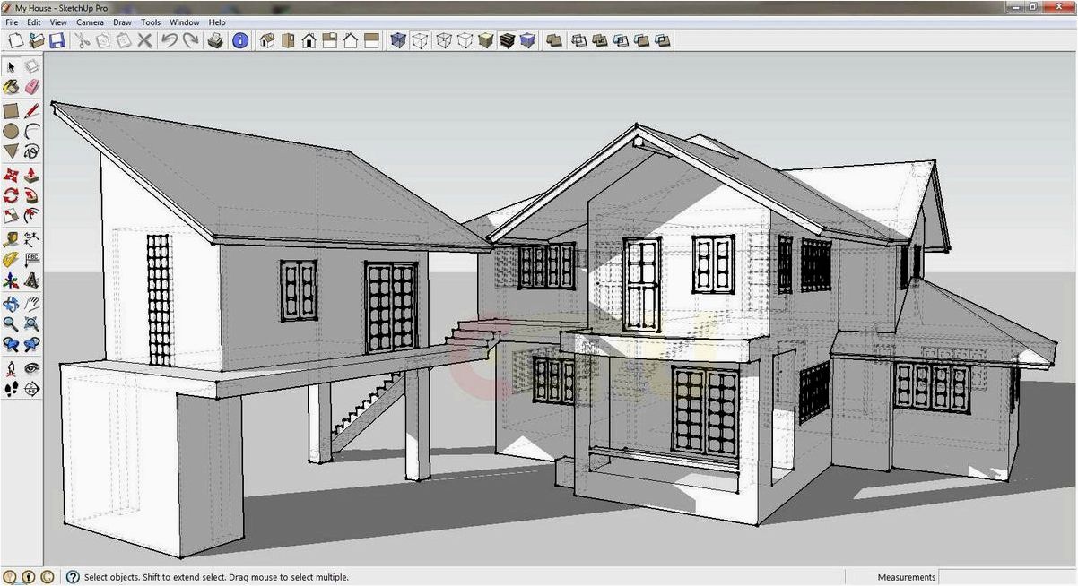 SketchUp Pro — легкое 3D моделирование, совместимое с Google Earth, для создания реалистичных и интерактивных проектов